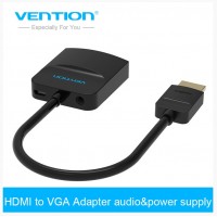 Cáp chuyển HDMI sang Vga with audio kèm nguồn Vention 42161